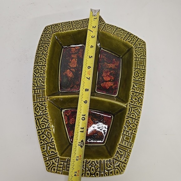 California Pottery Divided‎ Serving Tray - Picture 4 of 5